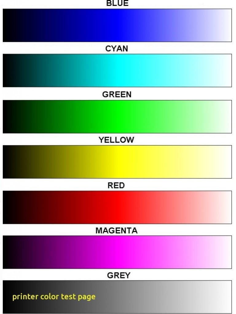 ảnh Test Máy In Màu