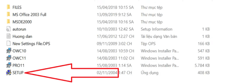 Cách Cài Microsoft Office 2003