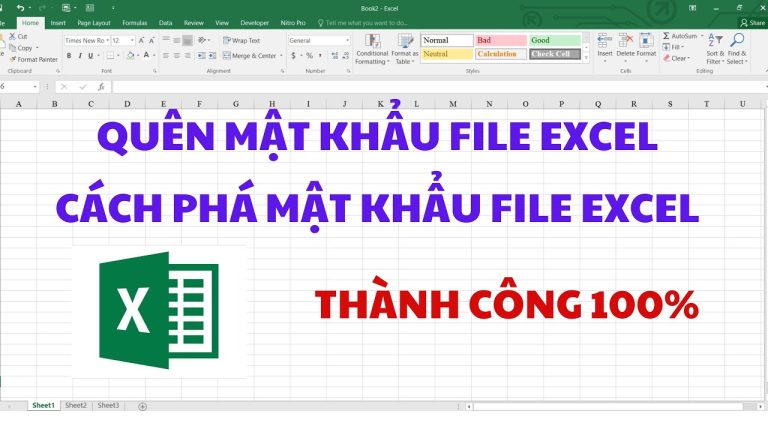 Cách Phá Password Excel