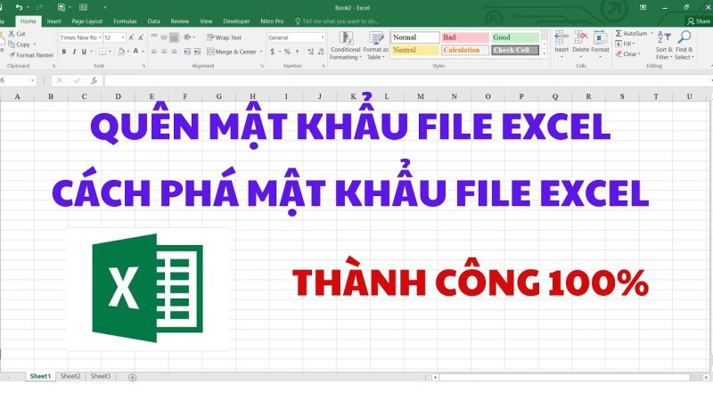 Cách Phá Password Excel