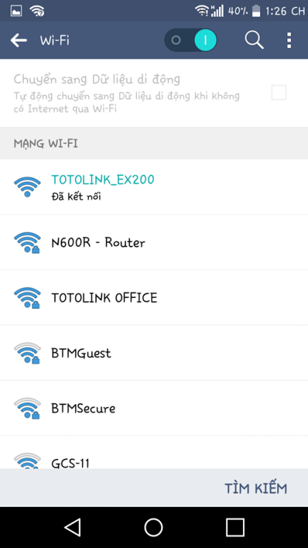 Cài đặt Wifi Totolink