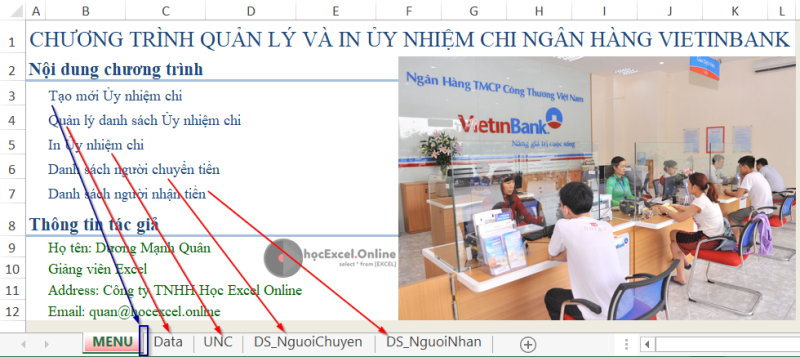 Chuyển Sheet Nhanh Trong Excel