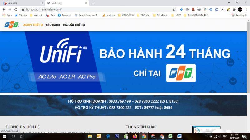 Cloud Unifi Fpt