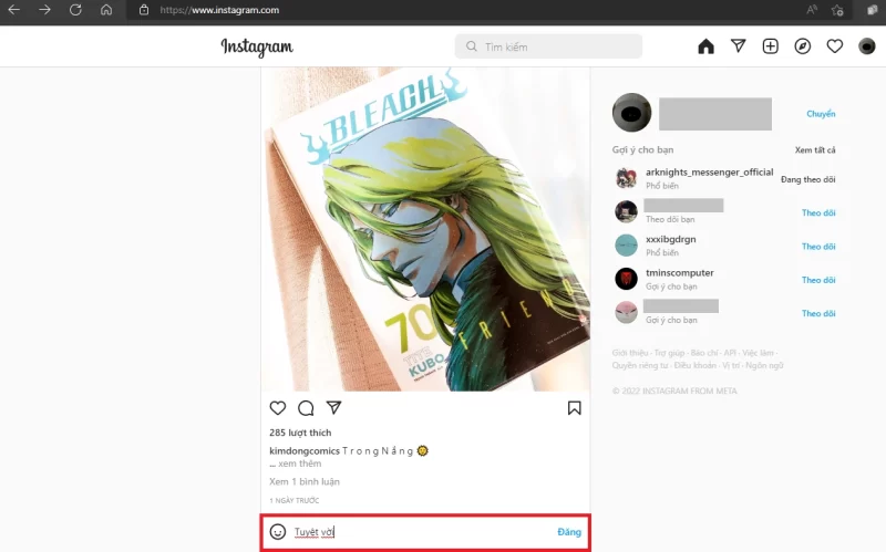 đăng Nhập Instagram Trên Máy Tính