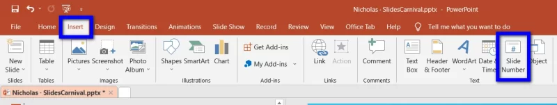 đánh Số Trang Trong Powerpoint