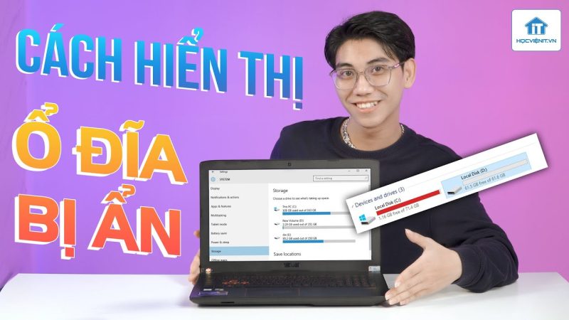 Dung Lượng ổ Cứng Bị ẩn