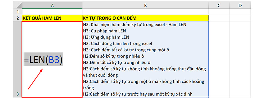 hàm tính số ngày trong excel