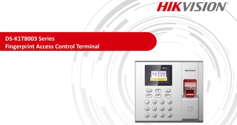 Hướng Dẫn Sử Dụng Máy Chấm Công Vân Tay Hikvision DS-K1T8003F
