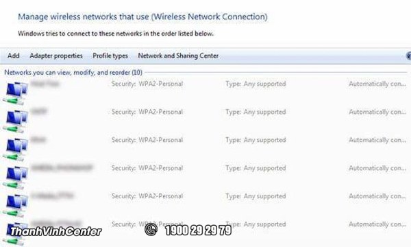 Máy Tính Không Hiển Thị Wifi