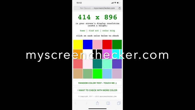 Myscreenchecker