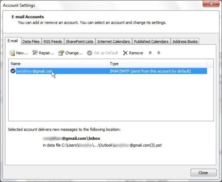 Outlook Bị Lỗi Không Mở được