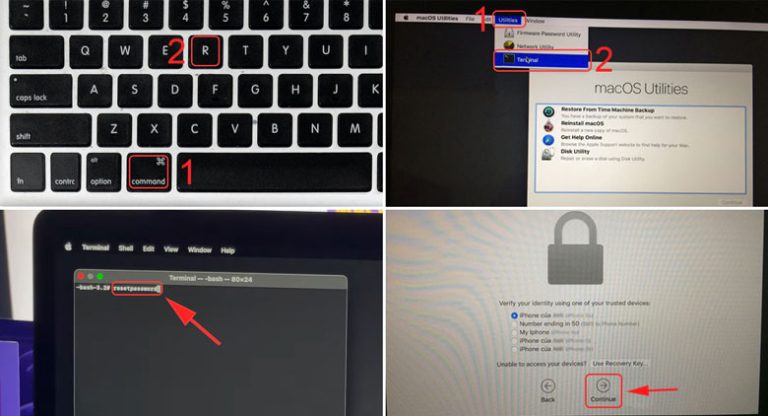 Quên Mật Khẩu Macbook