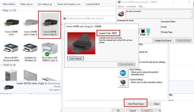 Reset Canon 6770