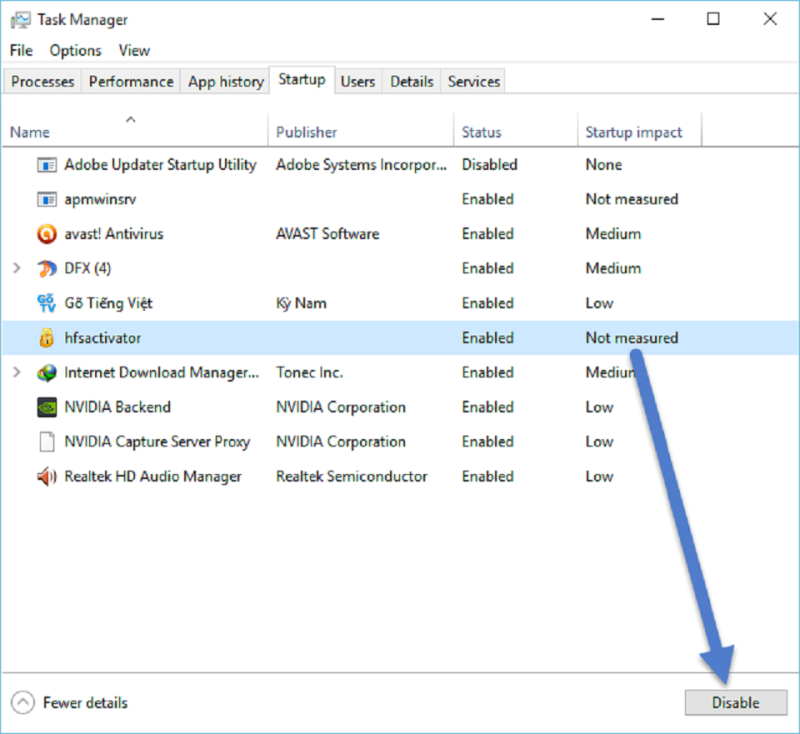 Tăng Tốc Khởi động Windows 10