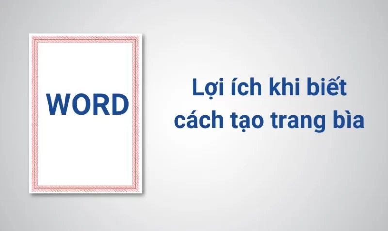 Tạo Bìa Word