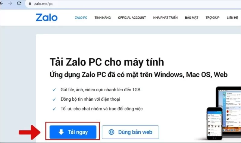 Zalo đăng Ký