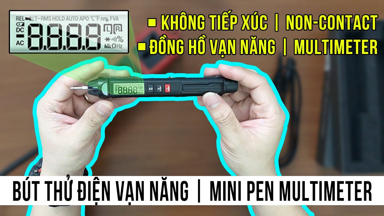 Bút thử điện thông minh Aneng A3007/A3008: Vừa gọn nhẹ, vừa "xịn sò" cho anh em kỹ thuật!