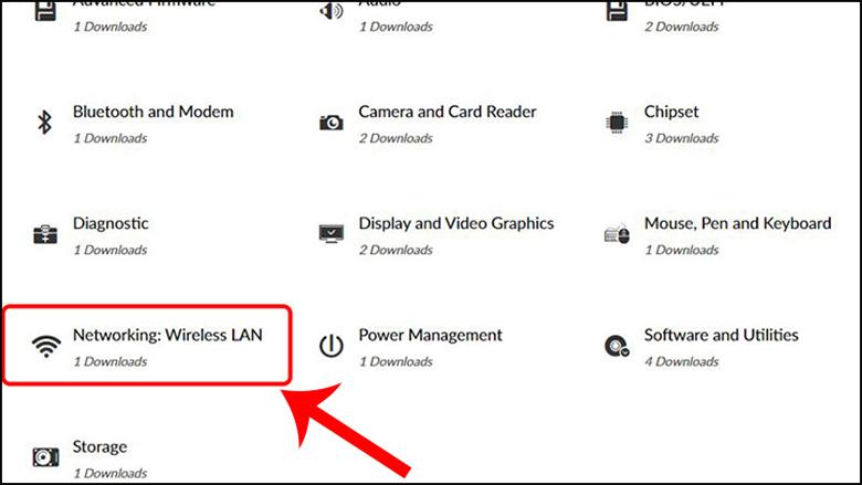Cách cài driver wifi cho laptop từ website chính hãng: Tải ứng dụng