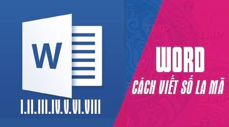 Cách chọn kiểu hiển thị số La Mã