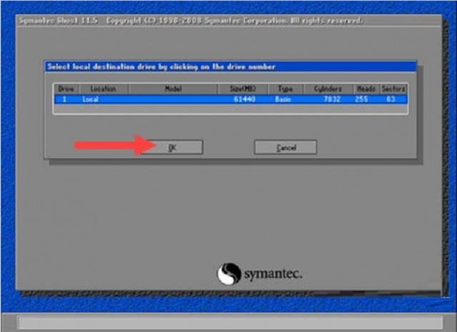 Cách ghost win10 thông qua ổ cứng bước 13.2
