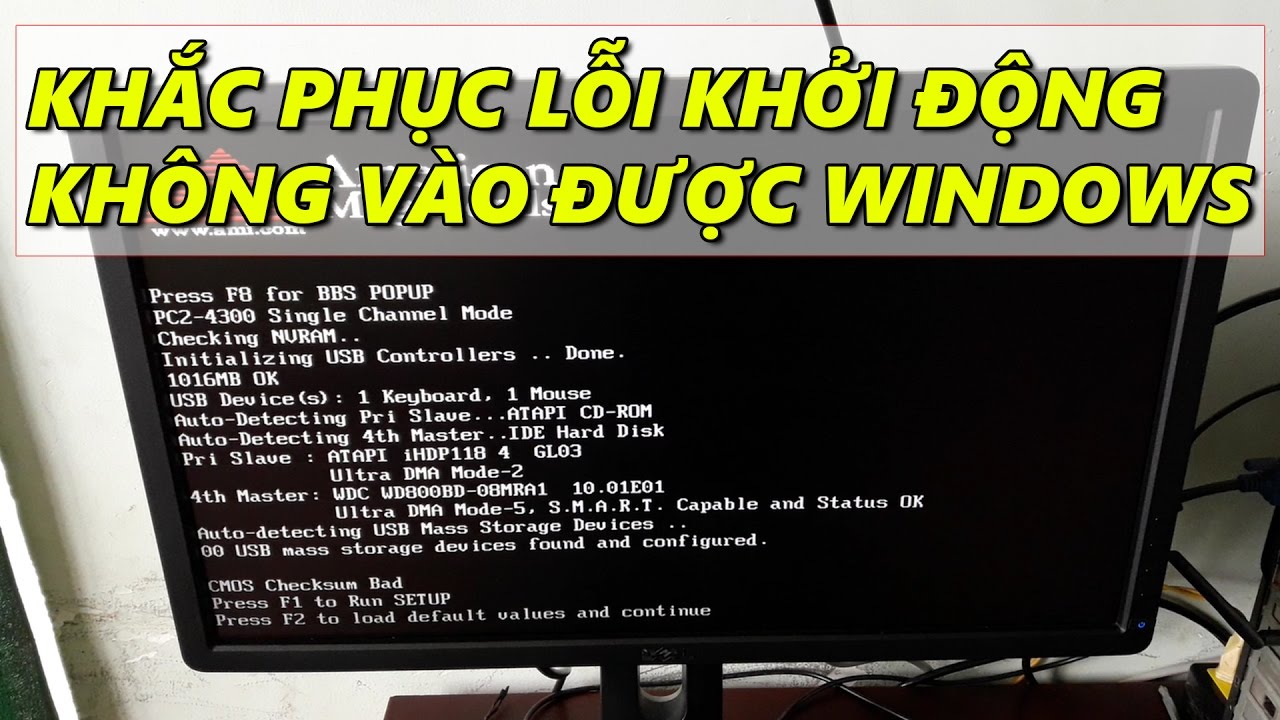 Giật Mình Với Cách Sửa Máy Tính Đơn Giản, Ai Cũng Làm Được