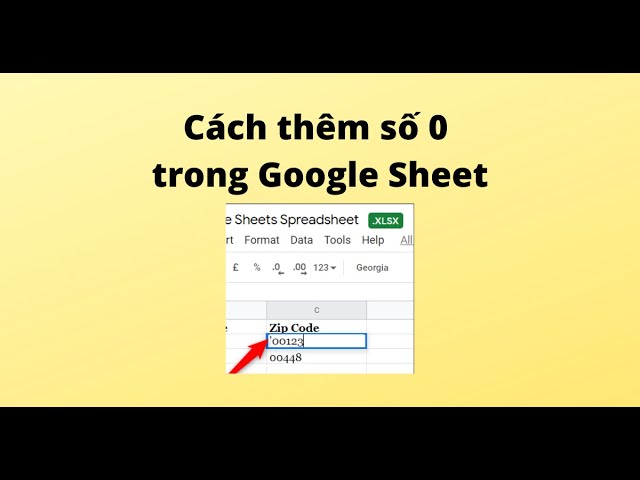 Bí Quyết Nhập Số 0 Trong Google Trang Tính Mà Không Bị "Bay Màu"