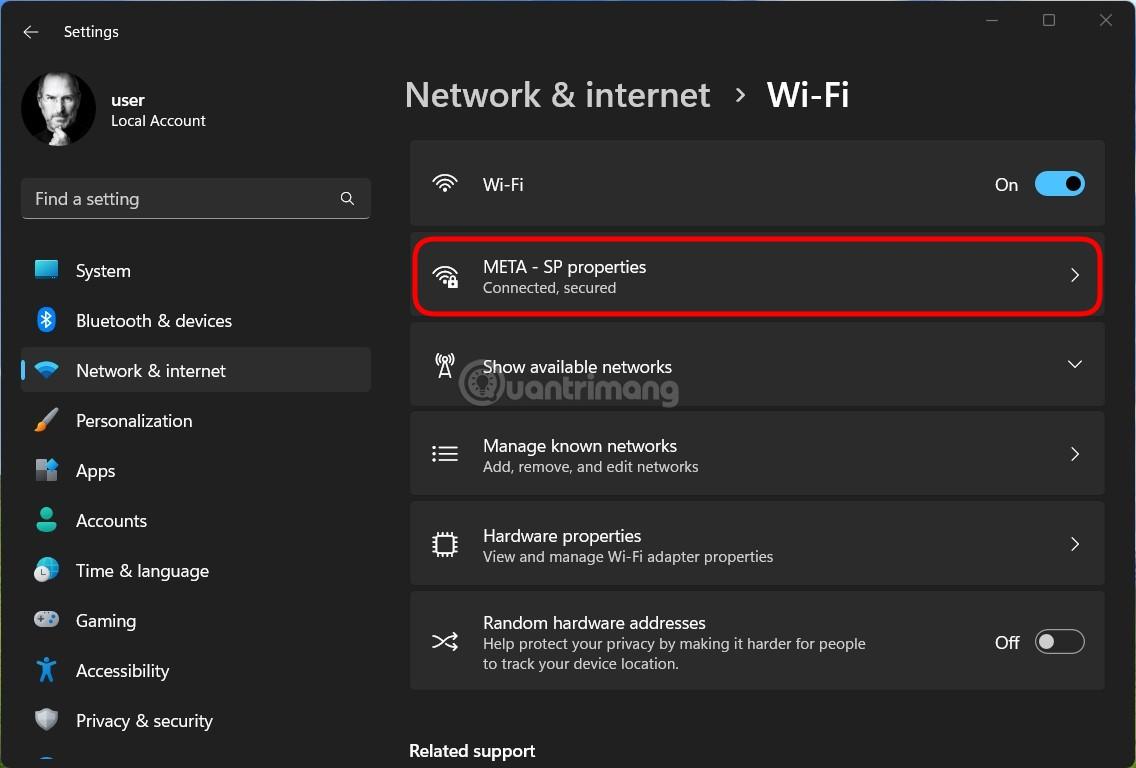 Chạy trình sửa lỗi Internet Connections