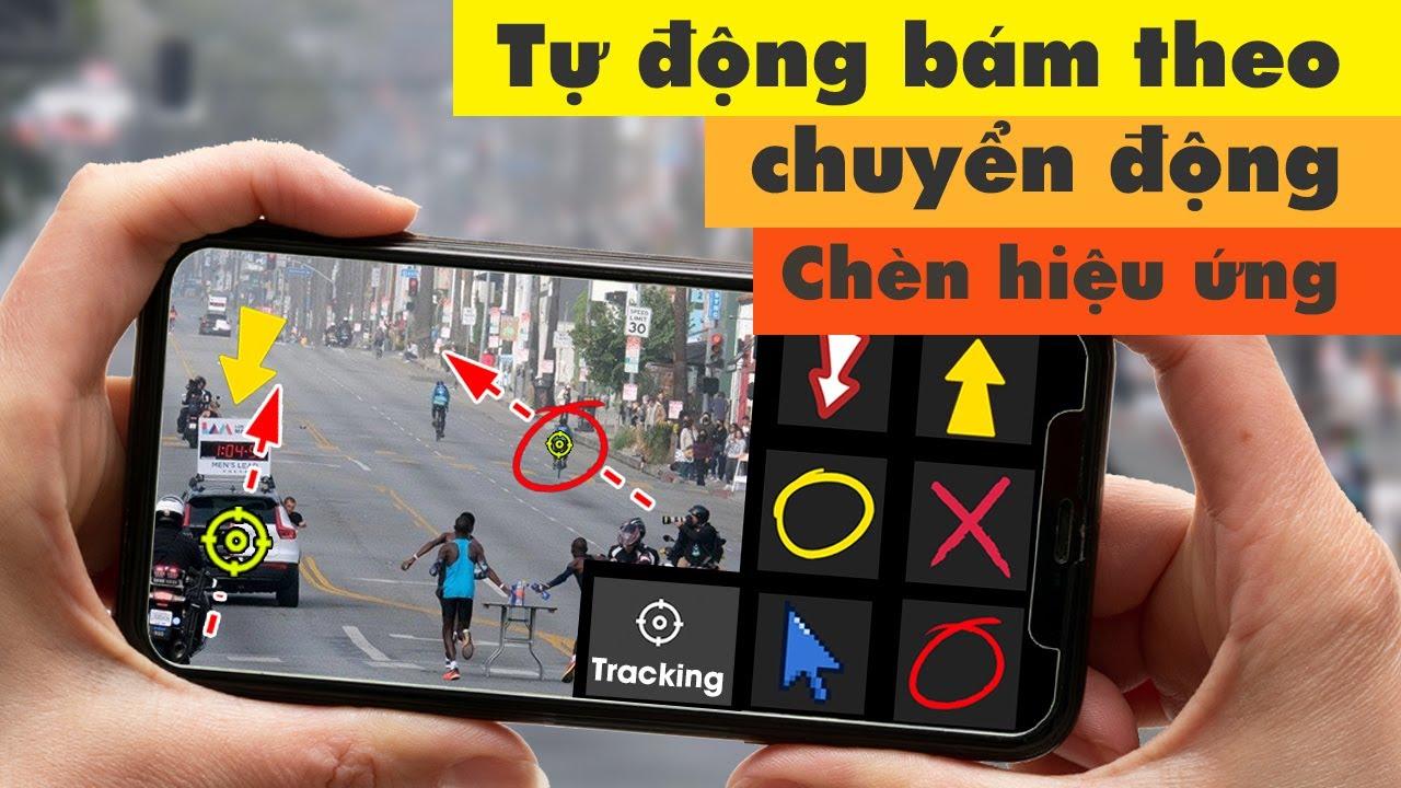 Chèn sticker mũi tên khoanh tròn vào video