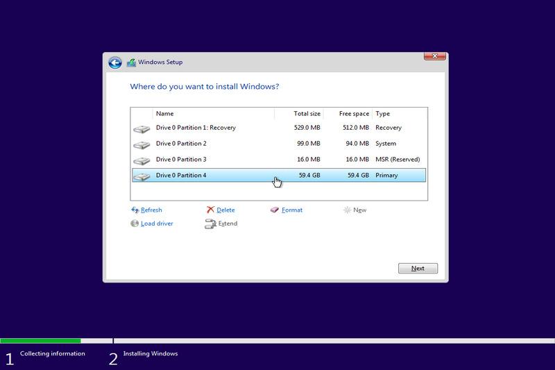 Chọn Custom Install
