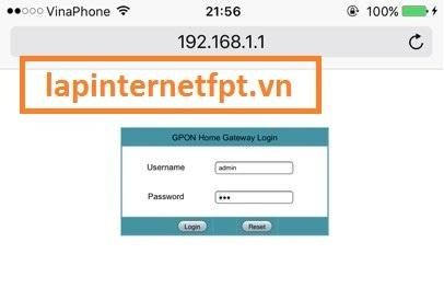 Đổi tên wifi Fpt