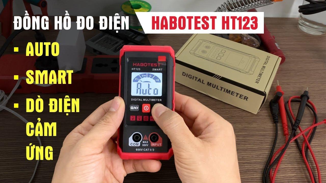 Đồng hồ đo điện vạn năng điện tử kỹ thuật số Habotest HT123
