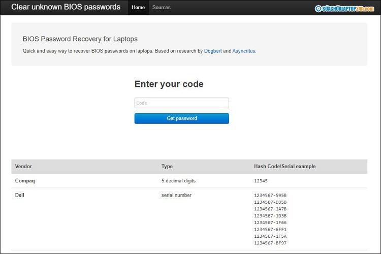 Giao diện BIOS-pw.org