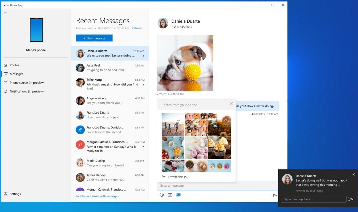 Gọi, nhận cuộc gọi qua ứng dụng Your Phone trên Windows 10, bạn đã biết?