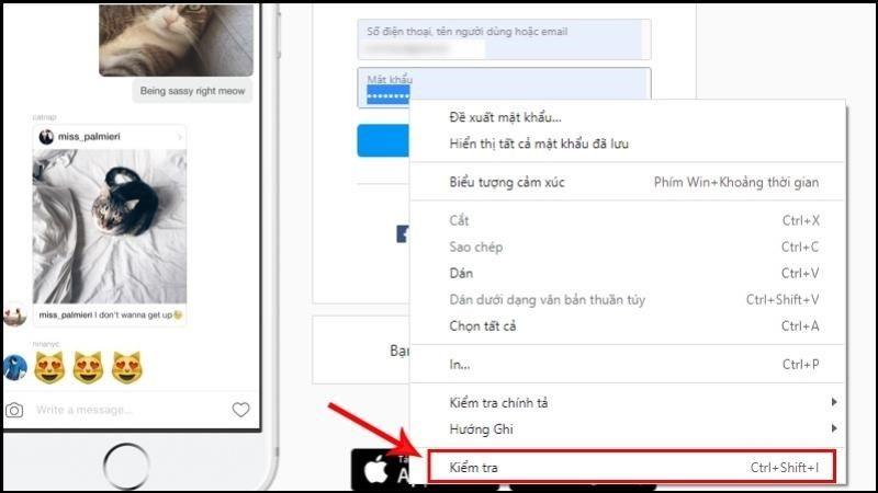 Mật khẩu đã lưu trên máy tính