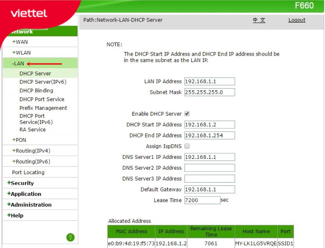 Nút reset modem