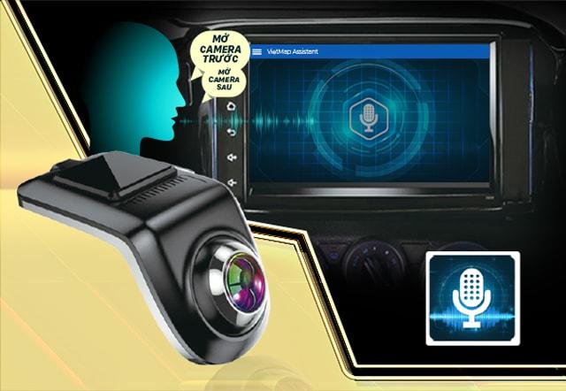 tính năng điều khiển bằng giọng nói tiếng việt ở cam hành trình ô tô vietmap v5
