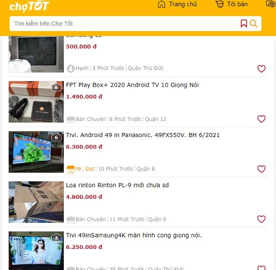 tivi-cu Top 5 địa chỉ mua bán, thanh lý tivi cũ giá rẻ tại tphcm