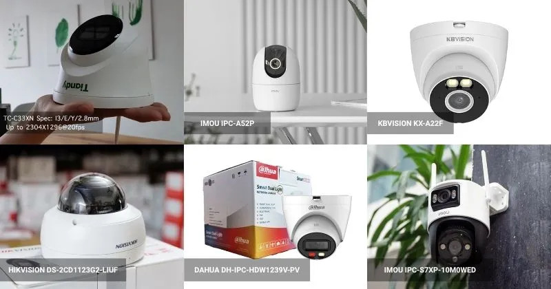 Bố trí camera trên cao giám sát bàn thu ngân và màn hình POS