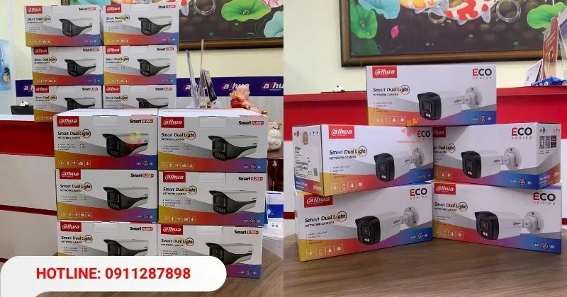 Camera Dahua chính hãng cho gia đình, cửa hàng và nhà xưởng, hỗ trợ AI WizSense