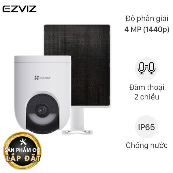 Camera năng lượng mặt trời EZVIZ HB8C cho vị trí xa nguồn điện, thích hợp trang trại chống trộm