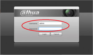 Đăng nhập camera IP Dahua qua trình duyệt web bằng địa chỉ IP nội bộ