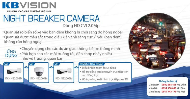 Camera chống ngược sáng cho hình ban đêm không bị lóa đèn xe