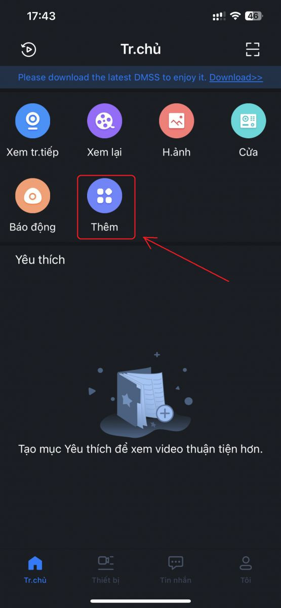 Mở mục Tệp để xem lại các video và hình ảnh đã lưu trong iDMSS Plus