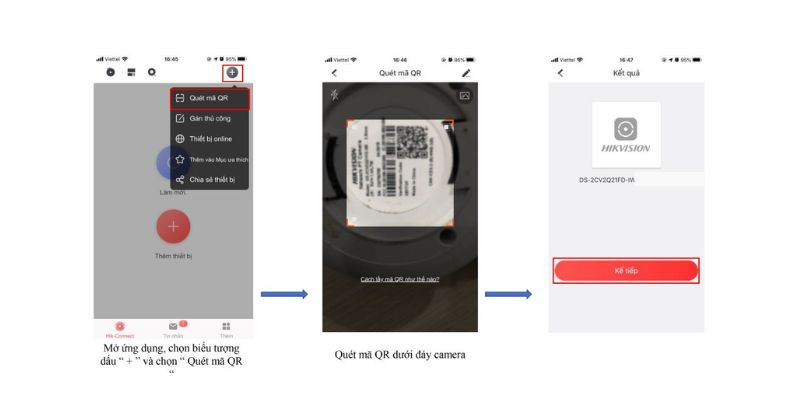 Thêm camera Hikvision bằng mã QR vào tài khoản Hik-Connect nhanh chóng