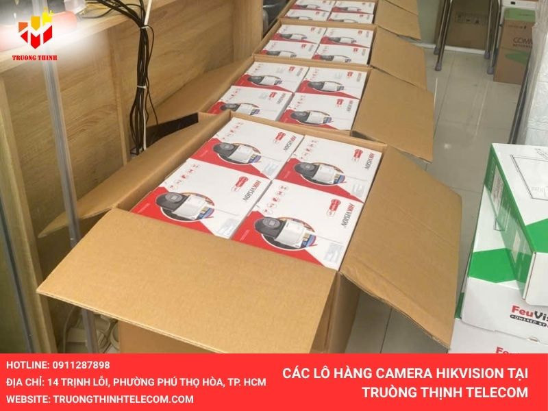 Hàng sẵn kho camera Hikvision tại Trường Thịnh Telecom, chuẩn bị giao nhanh toàn quốc