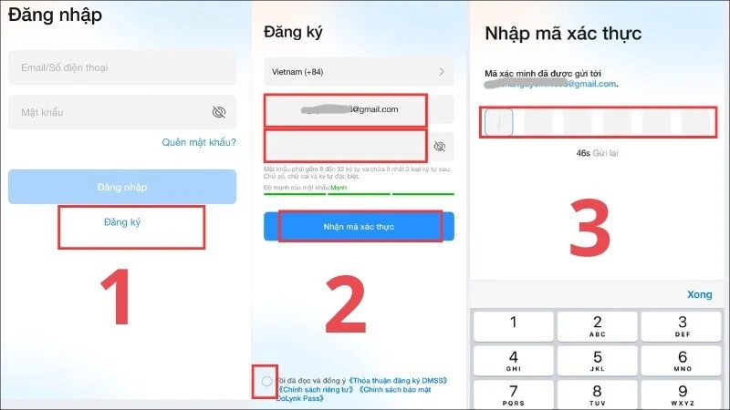 Đăng ký/đăng nhập bằng số điện thoại hoặc email