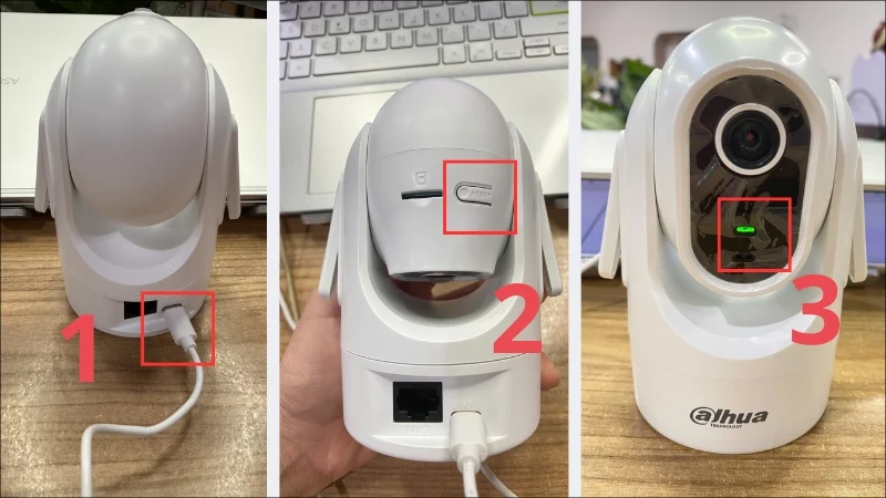 Đưa camera về chế độ mặc định (nếu cần)