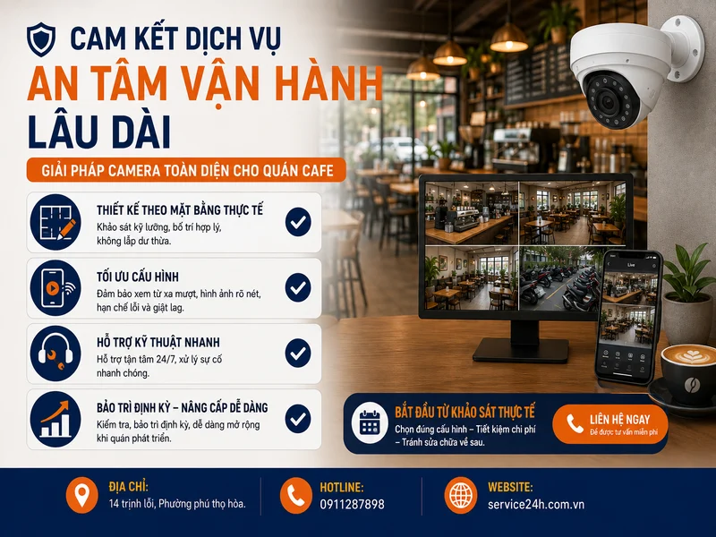 Cam kết dịch vụ & CTA mềm: an tâm vận hành lâu dài