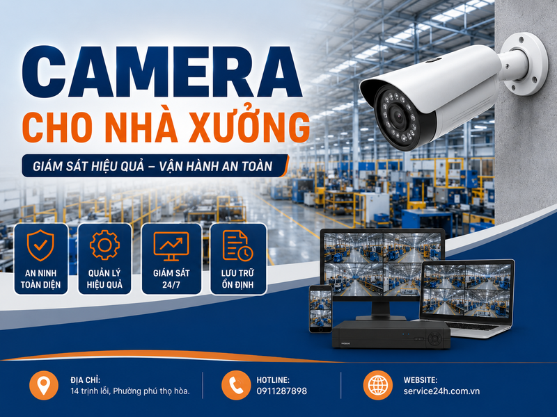 Camera cho nhà xưởng