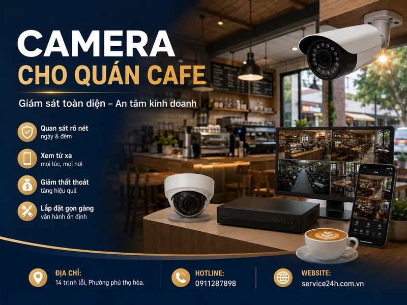 Camera cho quán cafe